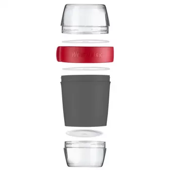 Lunchbox-Set Westmark 52872260 1,15 L Grau Rot Transparent