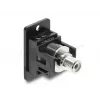 Keystone-Modul DELOCK 91112 — flach RCA auf RCA, schwarz/weiß