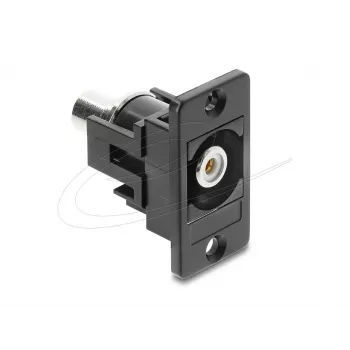 Keystone-Modul DELOCK 91112 — flach RCA auf RCA, schwarz/weiß