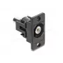 Keystone-Modul DELOCK 91112 — flach RCA auf RCA, schwarz/weiß
