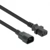 Manhattan Stromkabel, C14 Stecker auf C13 Buchse (Kaltgerätekabel), Monitor zu CPU, 5m, 10A, Schwarz, Kabel, Lebenslange Garantie