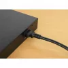 Manhattan Stromkabel, C14 Stecker auf C13 Buchse (Kaltgerätekabel), Monitor zu CPU, 5m, 10A, Schwarz, Kabel, Lebenslange Garantie