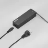 Manhattan Netzkabel, Euro 2-polig (CEE 7/4 Schuko) Stecker auf C5 Buchse (Kleeblatt/dreieckig), 1m, 2,5A, Blei, lebenslange Garantie