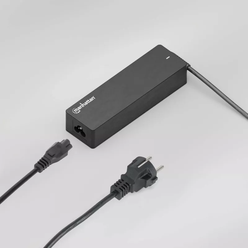 Manhattan Netzkabel, Euro 2-polig (CEE 7/4 Schuko) Stecker auf C5 Buchse (Kleeblatt/dreieckig), 1m, 2,5A, Blei, lebenslange Garantie