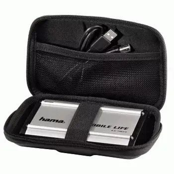 Hama 2,5 Zoll HDD-Case „EVA“, schwarz EVA (Ethylen-Vinylacetat)