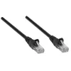 Intellinet Netzwerk-Patchkabel, Cat5e, 20m, Schwarz, CCA, U/UTP, PVC, RJ45, vergoldete Kontakte, Snagless, Booted, Lebenslange Garantie