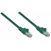 Intellinet Netzwerk-Patchkabel, Cat5e, 20 m, Grün, CCA, U/UTP, PVC, RJ45, vergoldete Kontakte, snagless, Boot, lebenslange Garantie