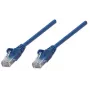 Intellinet Netzwerk-Patchkabel, Cat5e, 20 m, Blau, CCA, U/UTP, PVC, RJ45, vergoldete Kontakte, Snagless, mit Knickschutz, lebenslange Garantie