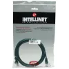 Intellinet Netzwerk-Patchkabel, Cat5e, 15 m, Grün, CCA, U/UTP, PVC, RJ45, vergoldete Kontakte, rastnasenschutz, Knickschutztülle, Lebenslange Garantie