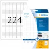 Inkjet-Etiketten HERMA A4 25,4x8,5 mm weißes Papier matt 5600 Stück