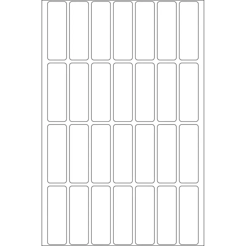 Mehrzwecketiketten HERMA 13x40 mm weiß Papier matt Handbeschriftung