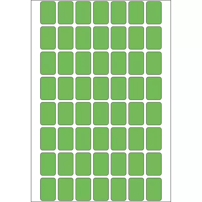 Mehrzweck-Etiketten HERMA 12x18 mm grün Papier matt Handbeschriftung