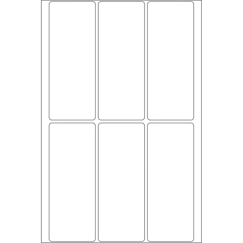 Mehrzweck-Etiketten HERMA 32x82 mm weiß Papier matt 192 Stück