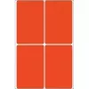 Mehrzweck-Etiketten HERMA 52x82 mm rotes Papier matt Handbeschriftung 128 Stück