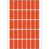 Mehrzweck-Etiketten HERMA 12x30 mm rot Papier matt für Handbeschriftung