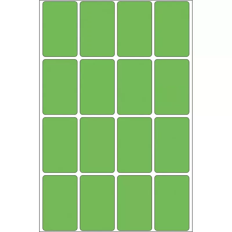 Mehrzwecketiketten HERMA 512 Stück 25x40 mm grün Papier matt