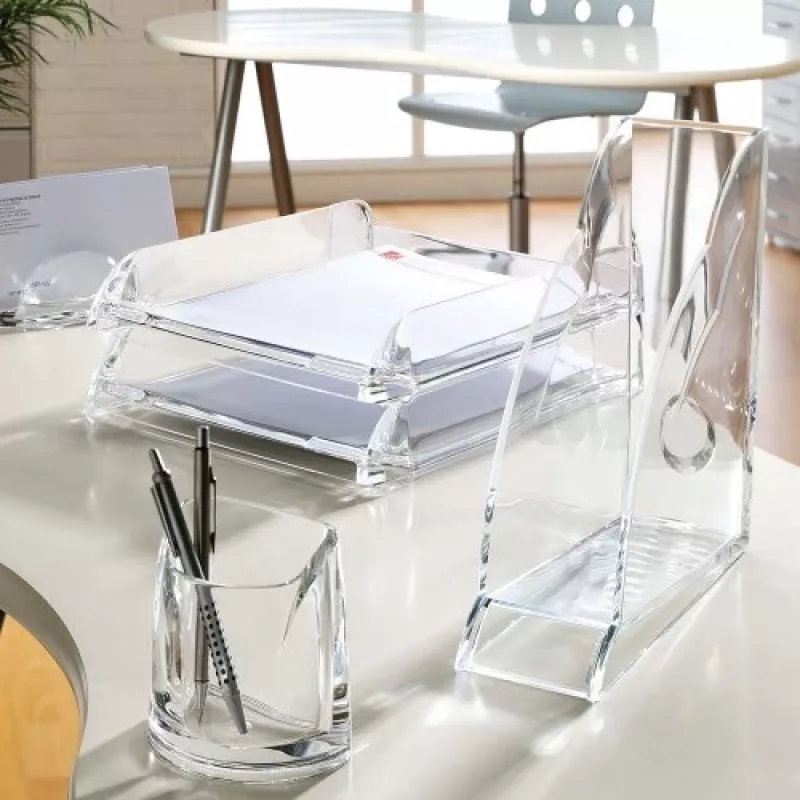 Rexel Nimbus Briefablage Klar, Acryl, Transparent, Brief, 270 x 320 x 60 mm, 270 mm, 320 mm