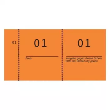 Ticket Avery 869-10-1 100 Stück Orange