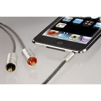 Hama 00080865 Audiokabel 2 m 3,5 mm 2 x Cinch Silber