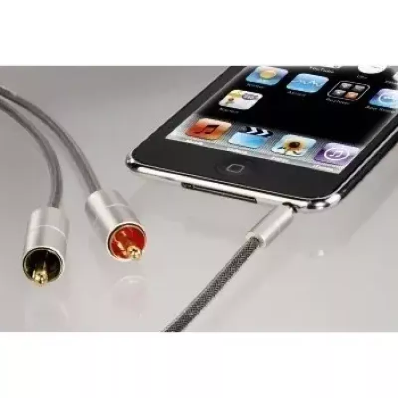 Hama 00080865 Audiokabel 2 m 3,5 mm 2 x Cinch Silber