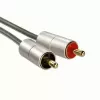 Hama 00080865 Audiokabel 2 m 3,5 mm 2 x Cinch Silber