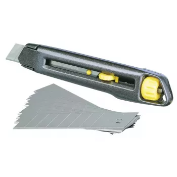 Cuttermesser Stanley 1-10-018 Grau Gelb Abbrechklinge