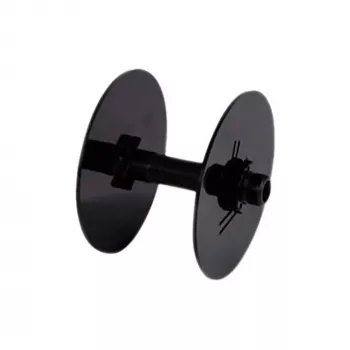 DYMO LabelWriter Spule | für 450 und 550 Etikettendrucker, Schwarz, 1 Stück