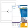 Wiederablösbare Ordnerrückenetiketten HERMA 10141 A4 192x61 mm weiß