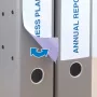 Wiederablösbare Ordnerrückenetiketten HERMA 10141 A4 192x61 mm weiß