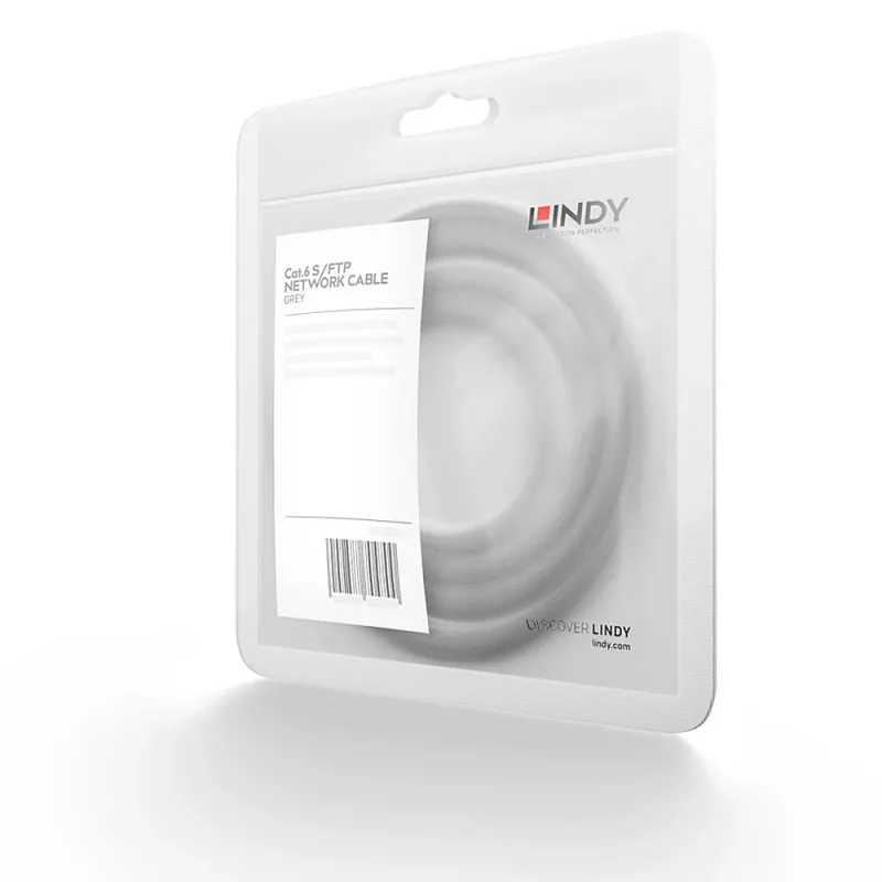 Lindy 1m CROMO Cat.6 S/FTP Kabel, 1 m, Cat6, S/FTP (S-STP), RJ-45, RJ-45, Anthrazit