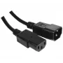 IEC-Verlängerungskabel, C14-Stecker auf C13-Buchse, 0,5 m (808039)