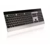 Tastatur Rapoo E9270P RF Wireless QWERTZ German Schwarz Silver
