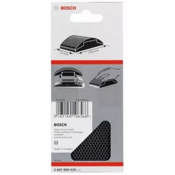 Schleifblock Bosch 2 607 000 635 Schwarz Gummi 70x130mm