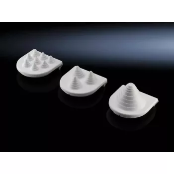 Kabeldurchführungseinsatz Rittal SZ 4318.000, Polypropylen, weiß, für 1 Kabel bis 47 mm