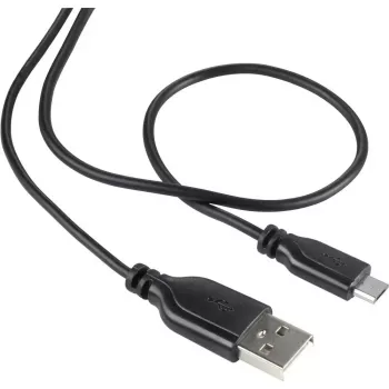 USB 2.0 Datenkabel Renkforce RF-4032111, USB A auf Micro-USB B, 1 m, schwarz