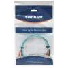 Intellinet LWL-Patchkabel, OM3, SC/SC, 3 m, Aqua, Duplex, Multimode, 50/125 µm, LSZH, Glasfaser, Lebenslange Garantie