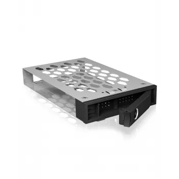 ICY BOX 22070 Speichergehäuse HDD-Gehäuse Schwarz, Metallisch 3,5 Zoll