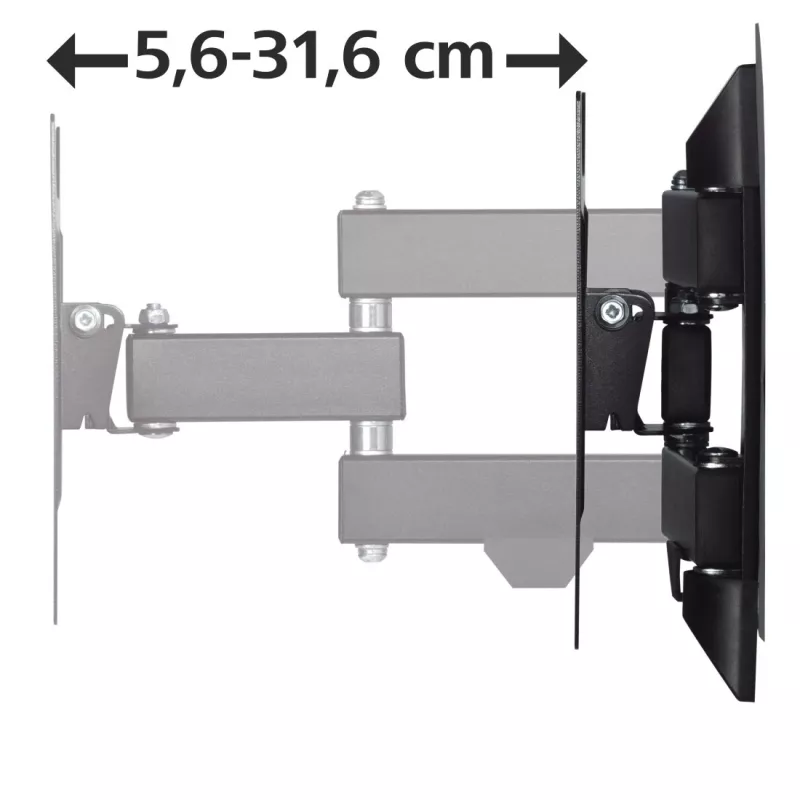 Hama 00118101 TV-Wandhalterung 121,9 cm (48 Zoll) Schwarz
