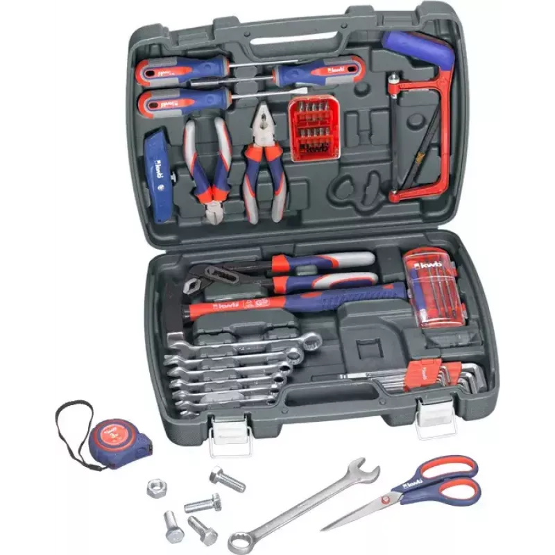 Werkzeugkoffer KWB 65 PC 65 Werkzeuge