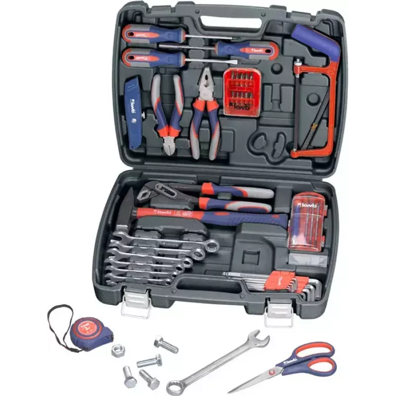 Werkzeugkoffer KWB 65 PC 65 Werkzeuge