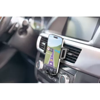 Cellularline Hug - Universal, Mobiltelefon/Smartphone, Passive Halterung, Auto, Schwarz