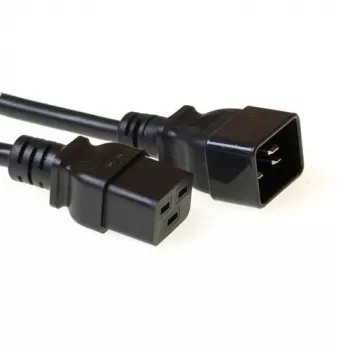 ACT Powercord C19 - C20 schwarz 3 m