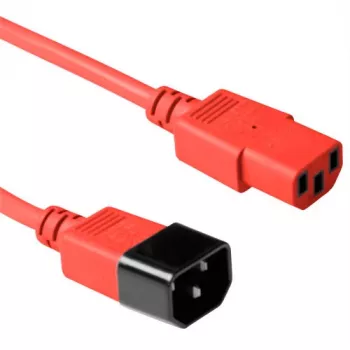 ACT C13 - C14 Kupplung 3,00m Rot AK5107