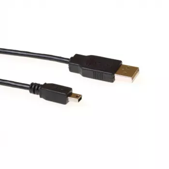 USB 2.0 A Stecker - Mini-USB B5 Stecker 5,00 m ACT SB2415