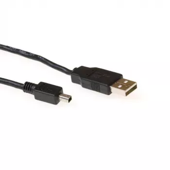 USB-Kabel ACT USB 2.0 A Stecker – USB Mini-B Stecker 1,80 m