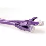 ACT Lila 15 Meter U/UTP CAT6A Patchkabel Knickschutz mit RJ45-Steckern