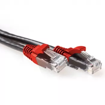 ACT Schwarz 2 Meter U/UTP CAT6A Cross-Patchkabel mit RJ45-Steckern