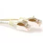 ACT Ivory 2 Meter SFTP CAT6A Patchkabel mit Rastnase und RJ45-Steckern