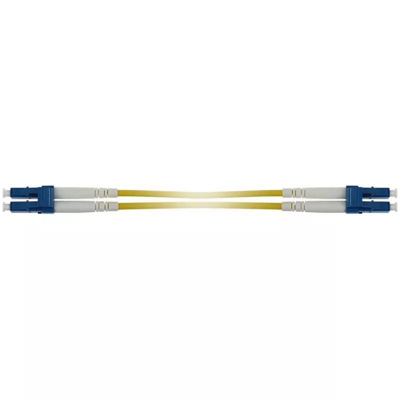 ACT 15 Meter Singlemode 9/125 OS2 Duplex Panzer-Lichtwellenleiter-Patchkabel mit LC-Steckern