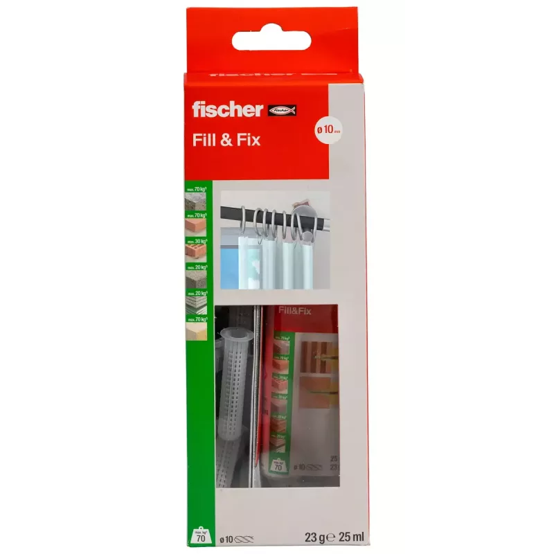 FISCHER Schraubanker 51097 — einteiliger Wanddübel für sichere Befestigung